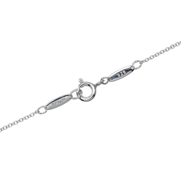 TIFFANY&Co. Double teardrop Necklace Silver925 5.42g Women - Picture 3 of 8